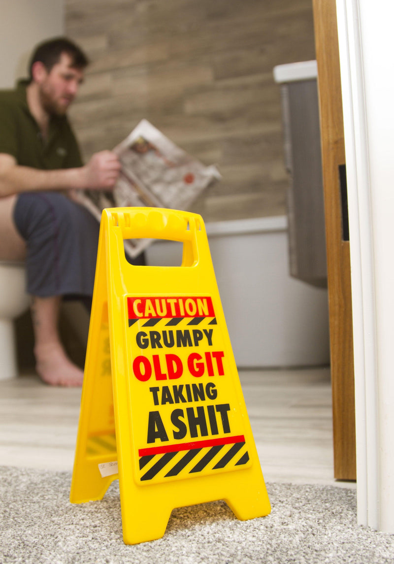 Desk Warning Sign - Grumpy Git - SpectrumStore SG