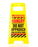 Desk Warning Sign - Hangry - SpectrumStore SG