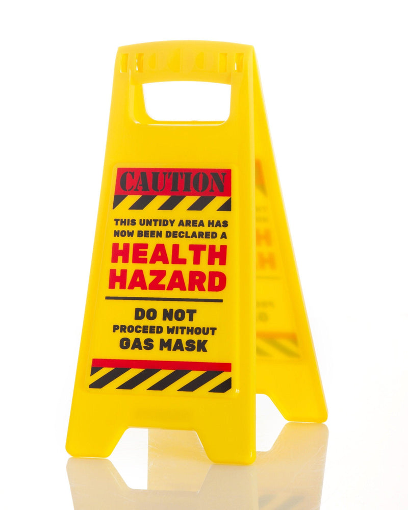 Desk Warning Sign - Health Hazard - SpectrumStore SG