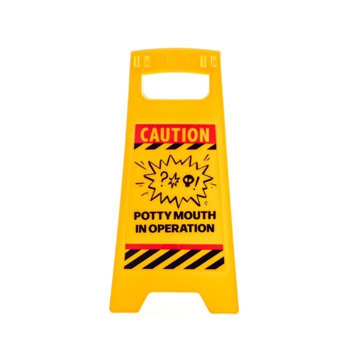 Desk Warning Sign - Potty Mouth - SpectrumStore SG