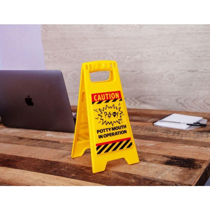 Desk Warning Sign - Potty Mouth - SpectrumStore SG