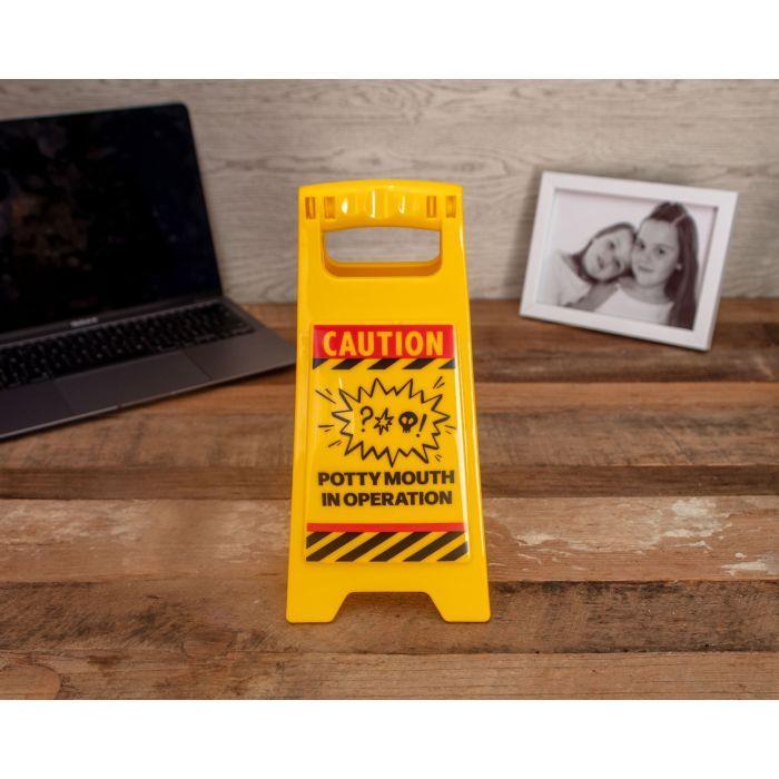 Desk Warning Sign - Potty Mouth - SpectrumStore SG