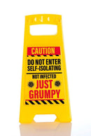 Desk Warning Sign - Self-Isolating - SpectrumStore SG