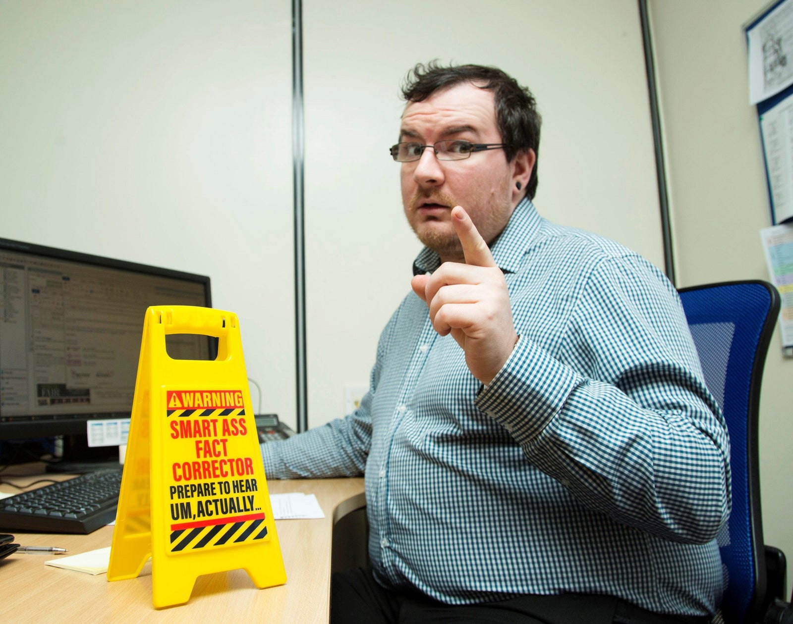 Desk Warning Sign - Smart Ass | Spectrum Store: Family Lifestyle Store