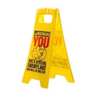 Desk Warning Sign - Snowflake - SpectrumStore SG