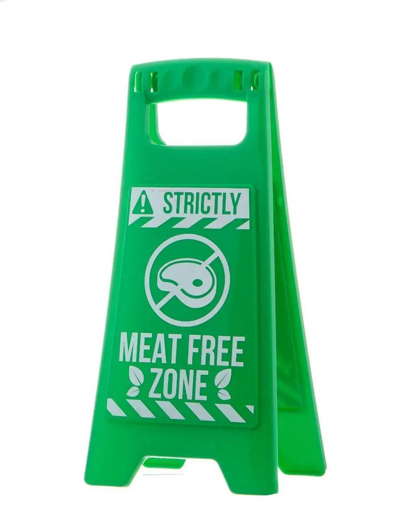 Desk Warning Sign - Vocally Vegan - SpectrumStore SG