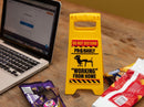 Desk Warning Sign - Working From Home - SpectrumStore SG