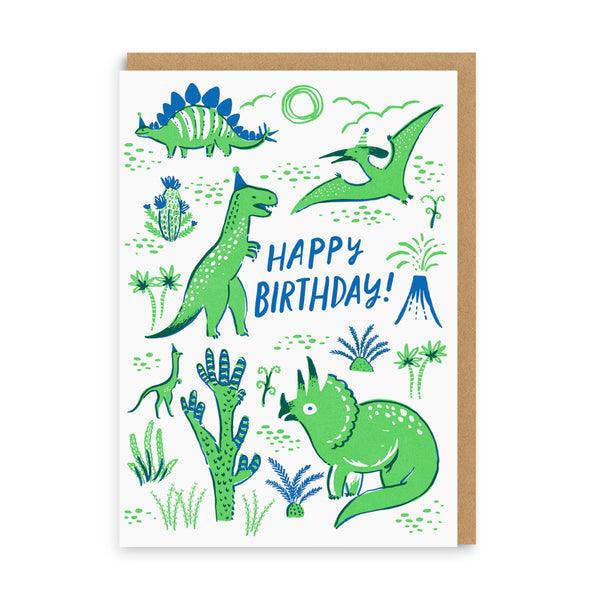 Dino Party Greeting Card - SpectrumStore SG