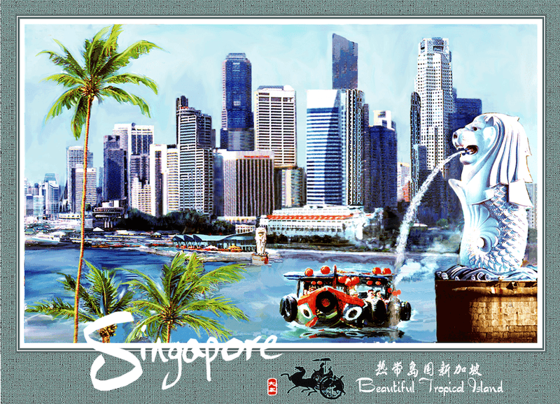 DK Studio Post Card - Beautiful Tropical Island - SpectrumStore SG