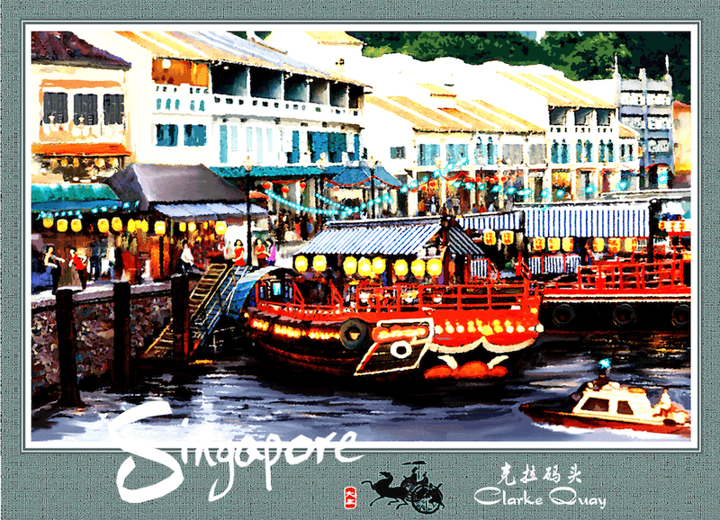 DK Studio Post Card - Clarke Quay - SpectrumStore SG