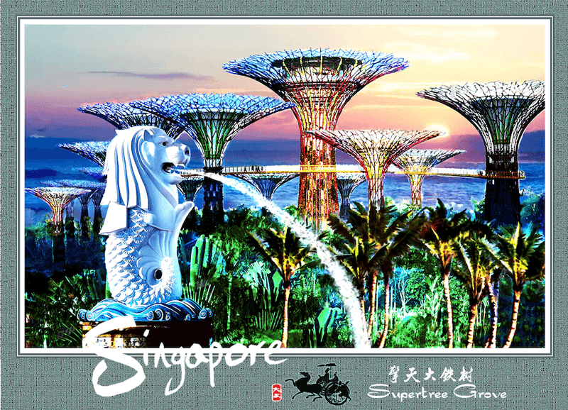 DK Studio Post Card - Supertree Grove - SpectrumStore SG