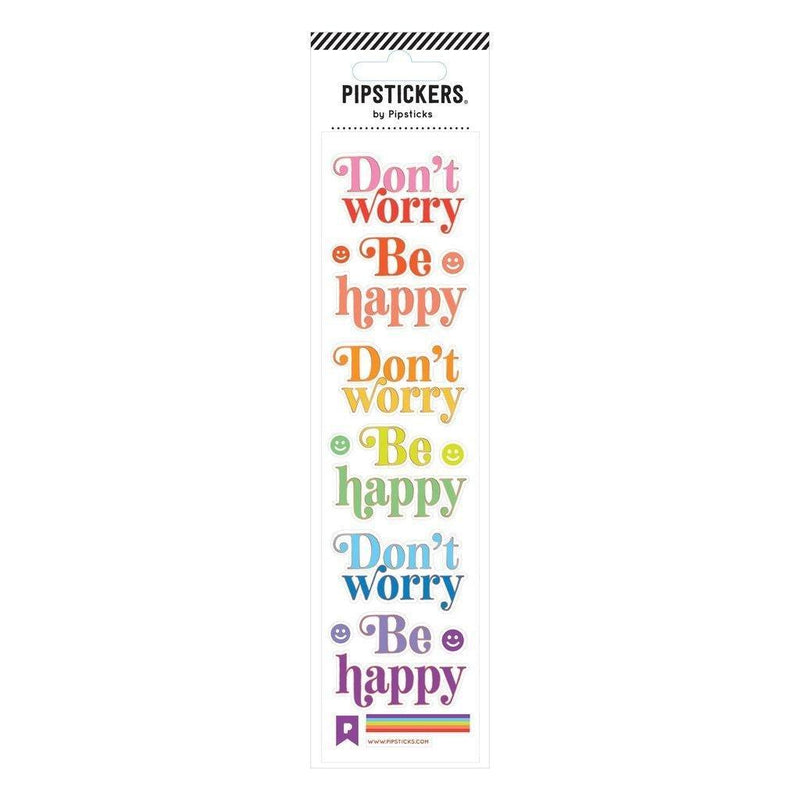 Don't Worry Be Happy Sticker - SpectrumStore SG