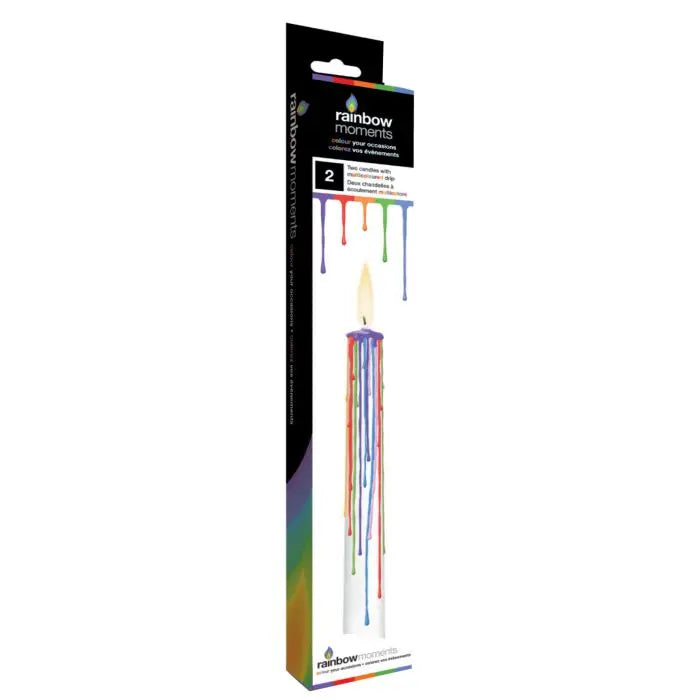 Drip Candles - Rainbow - SpectrumStore SG