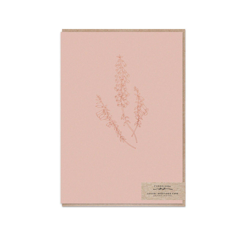 Dusty Pink Epacris Card - SpectrumStore SG