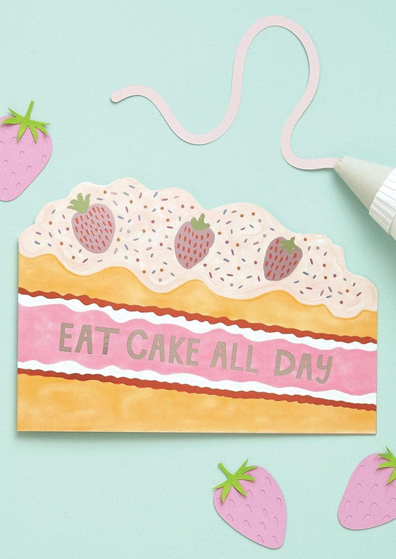 Eat Cake All Day Card - SpectrumStore SG