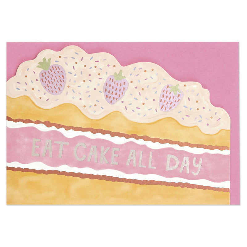 Eat Cake All Day Card - SpectrumStore SG