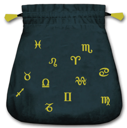 Embroidered Tarot Bag - Astrological - SpectrumStore SG