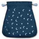 Embroidered Tarot Bag - Moon and Stars - SpectrumStore SG