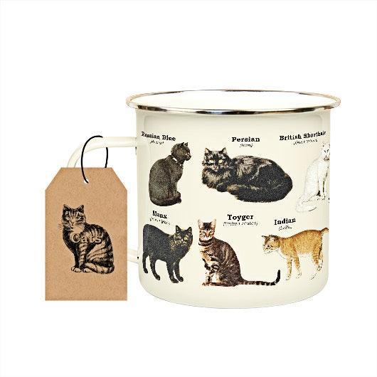 Enamel Mug: Cats - SpectrumStore SG