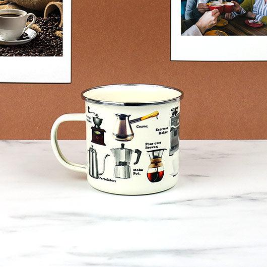 Enamel Mug: Coffee - SpectrumStore SG