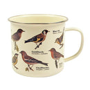 Enamel Mug: Garden birds - SpectrumStore SG