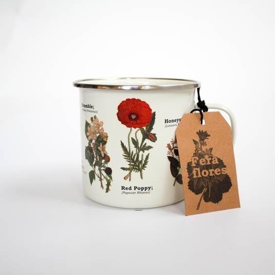 Enamel Mug: Wild Flowers - SpectrumStore SG