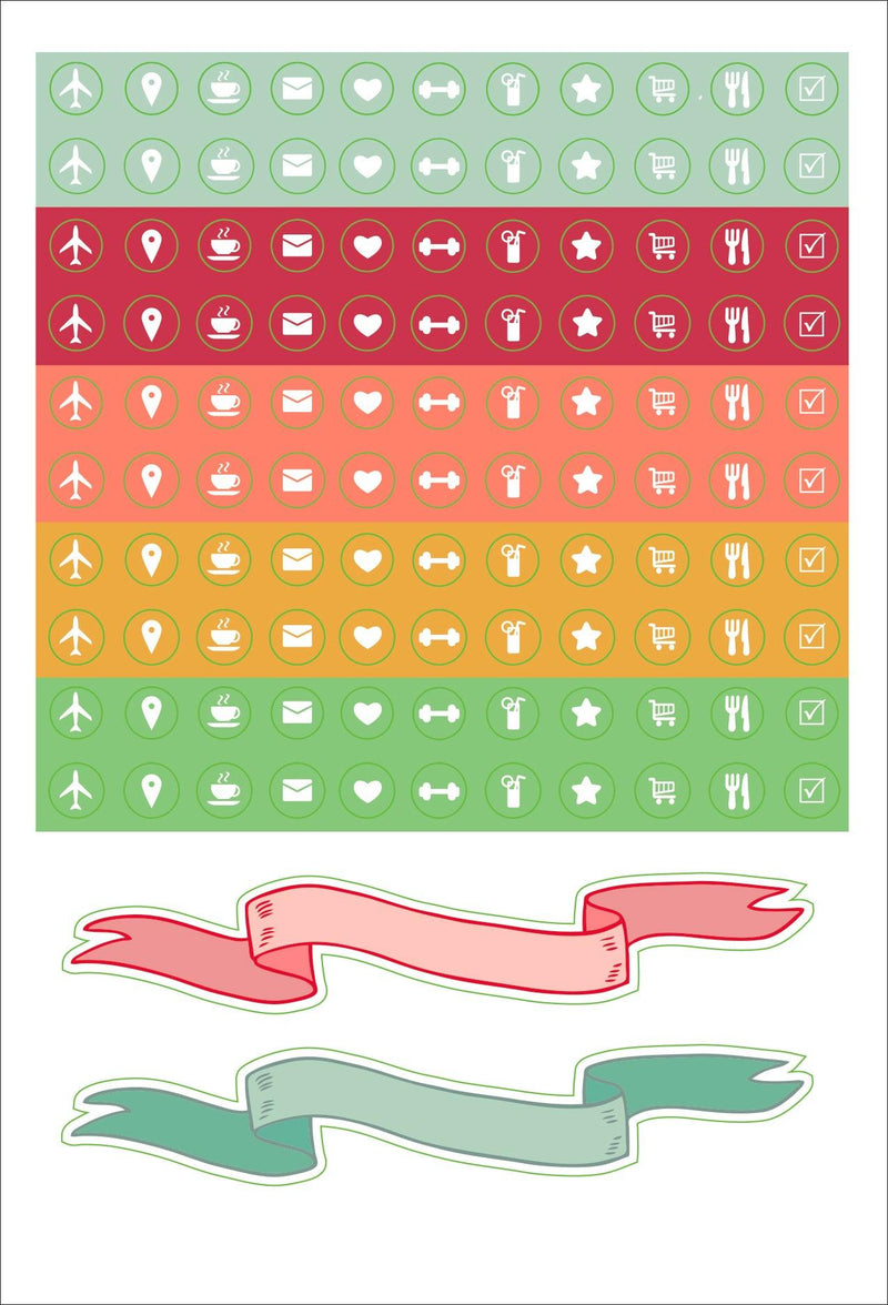 Essentials Planner Stickers - Dotted Journal - SpectrumStore SG