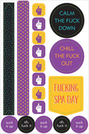 Essentials Planner Stickers - F*cking Brilliant - SpectrumStore SG