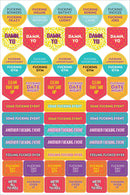 Essentials Planner Stickers - F*cking Brilliant - SpectrumStore SG