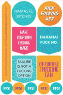 Essentials Planner Stickers - F*cking Brilliant - SpectrumStore SG