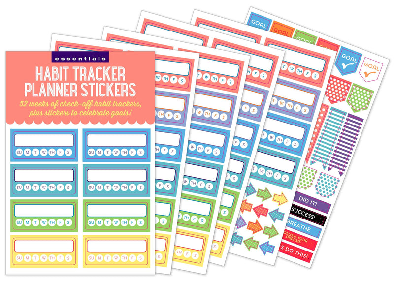 Essentials Planner Stickers - Habit Tracker - SpectrumStore SG