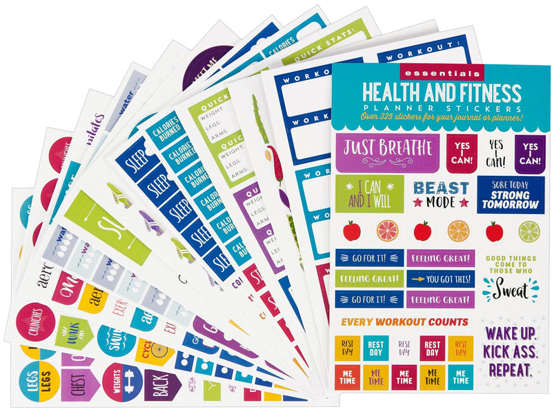 Essentials Planner Stickers - Health & Fitness - SpectrumStore SG