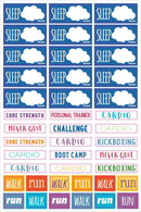 Essentials Planner Stickers - Health & Fitness - SpectrumStore SG