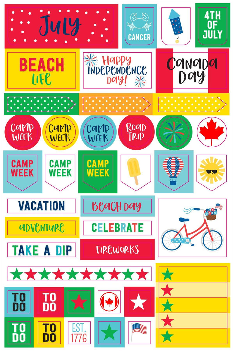 Essentials Planner Stickers - Month By Month - SpectrumStore SG