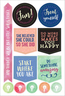 Essentials Planner Stickers - She Believed She Could - SpectrumStore SG