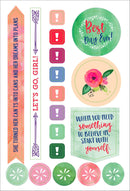 Essentials Planner Stickers - She Believed She Could - SpectrumStore SG