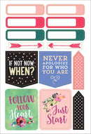 Essentials Planner Stickers - She Believed She Could - SpectrumStore SG