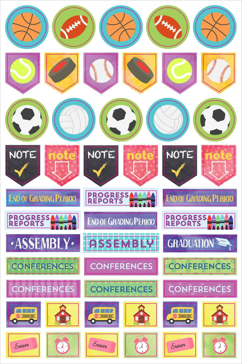 Essentials Planner Stickers - Teacher - SpectrumStore SG