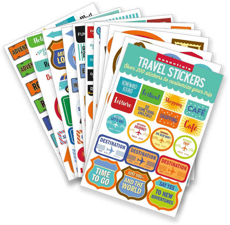 Essentials Planner Stickers - Travel - SpectrumStore SG