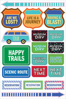 Essentials Planner Stickers - Travel - SpectrumStore SG