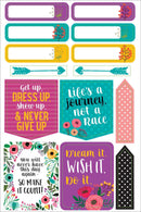 Essentials Planner Stickers - Wake Up, Kick Ass, Repeat - SpectrumStore SG