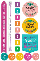 Essentials Planner Stickers - Wake Up, Kick Ass, Repeat - SpectrumStore SG