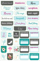 Essentials Planner Stickers - Wedding - SpectrumStore SG