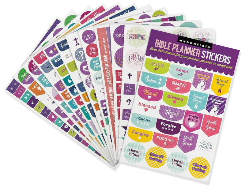 Essentials Planner Stickers Weekly - Bible - SpectrumStore SG