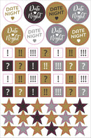 Essentials Weekly Planner Stickers - Black & Gold - SpectrumStore SG