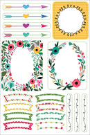 Essentials Weekly Planner Stickers - Borders & Frames - SpectrumStore SG