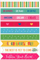 Essentials Weekly Planner Stickers - Borders & Frames - SpectrumStore SG