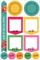 Essentials Weekly Planner Stickers - Borders & Frames - SpectrumStore SG