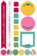 Essentials Weekly Planner Stickers - Borders & Frames - SpectrumStore SG