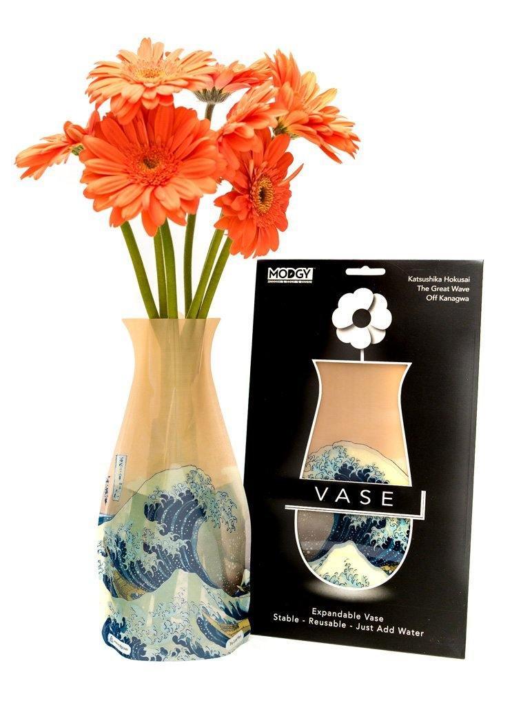 Expandable Flower Vase - The Great Wave - SpectrumStore SG